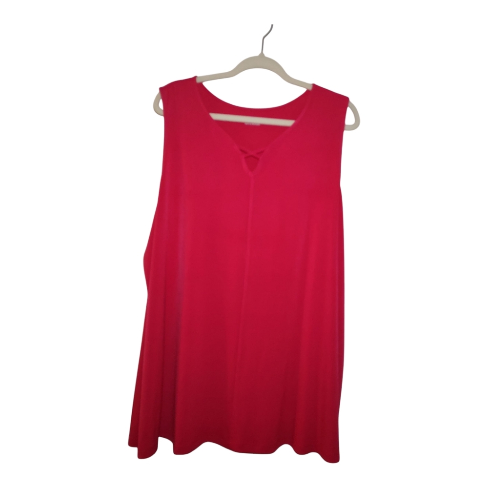 Catherines Sleeveless Criss Cross Top Women's 1X 18/20W